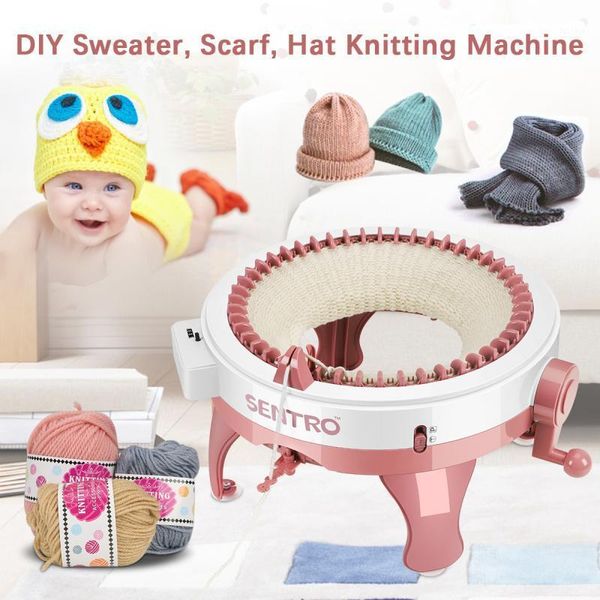 48 needles handmade wool knitting machine cylinder wool loom hand-knitted scarf sweater hat socks children lazy artifact1, Black
48 needles handmade wool knitting machine cylinder wool loom hand-knitted scarf sweater hat socks children lazy artifact1, Black