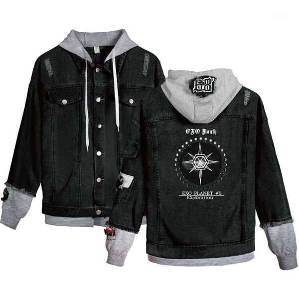 novelty exo ablum print harajuku loose denim jacket women pattern jeans coat hip hop jeans hoodies jacket casual women jackets1, Black;brown
novelty exo ablum print harajuku loose denim jacket women pattern jeans coat hip hop jeans hoodies jacket casual women jackets1, Black;brown