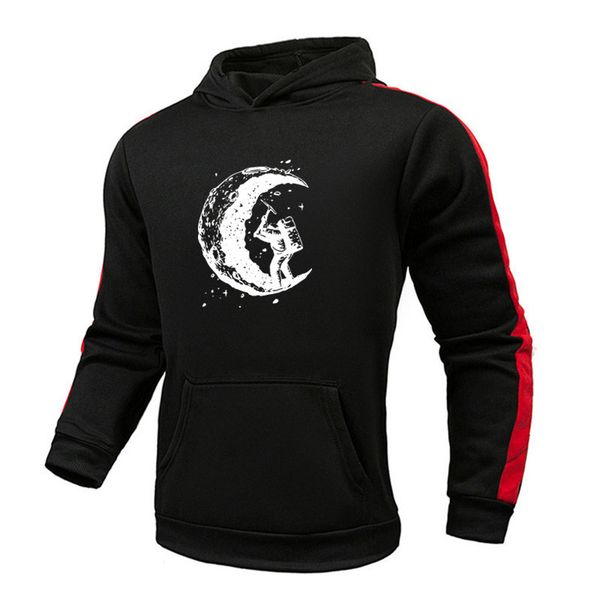mens woman designer hoodie 2020 men's hooded sweatshirt lunar spaceman print sweatshirt factory direct sales, Black
mens woman designer hoodie 2020 men's hooded sweatshirt lunar spaceman print sweatshirt factory direct sales, Black