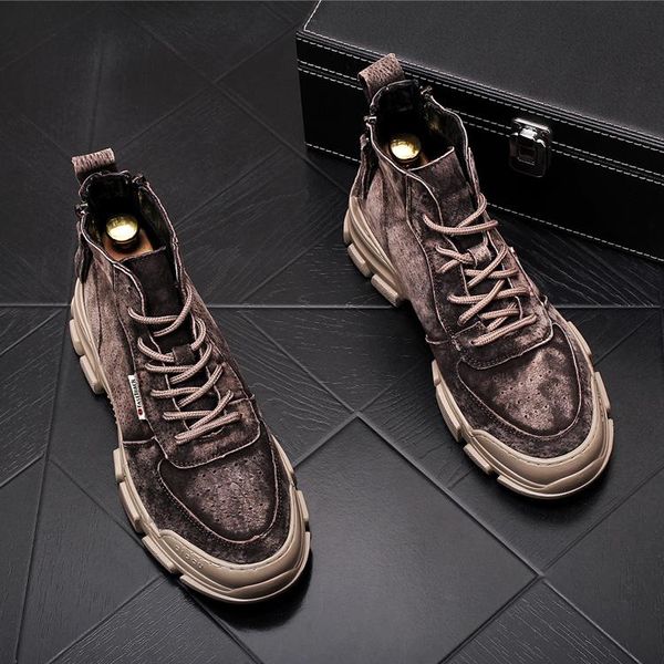 new classic mengke boots side zipper buckle suede leather gentleman men's boots pedicure pure wild men's shoes, Black
new classic mengke boots side zipper buckle suede leather gentleman men's boots pedicure pure wild men's shoes, Black