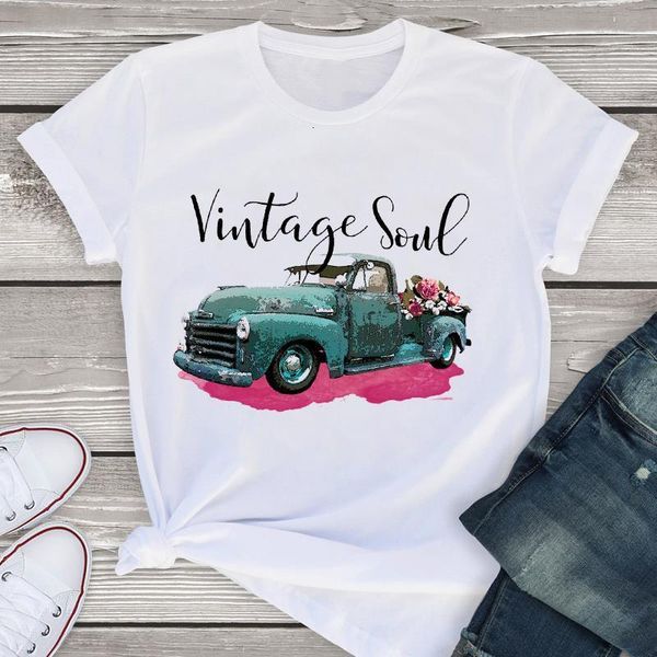 women graphic short sleeve vintage truck 90s style fashion summer shirt tees clothing female t shirt womens t-shirt, White
women graphic short sleeve vintage truck 90s style fashion summer shirt tees clothing female t shirt womens t-shirt, White
