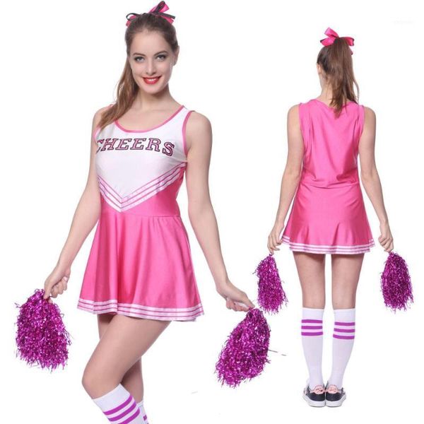 cheerleading school girl cheerleader costume cheer uniform dress with pom poms girls musical party halloween sports fancy dress1
cheerleading school girl cheerleader costume cheer uniform dress with pom poms girls musical party halloween sports fancy dress1