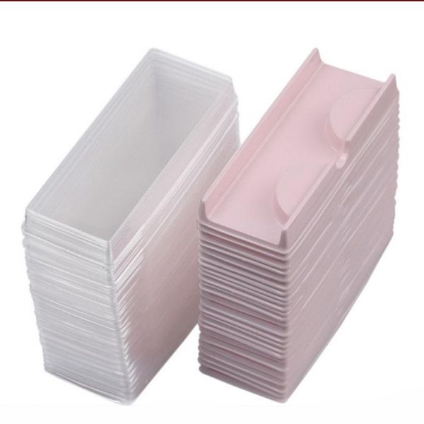 false eyelashes 50pcs clear lash trays plastic triangletransparent mink holder eyelash tray for packaging box round case
false eyelashes 50pcs clear lash trays plastic triangletransparent mink holder eyelash tray for packaging box round case