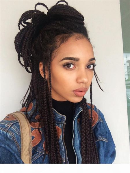 epacket to brazil boleto brazilian hair wigs braided lace front wigs 22" 3x box braids crochet braids black synthetic wigs for black wo
epacket to brazil boleto brazilian hair wigs braided lace front wigs 22" 3x box braids crochet braids black synthetic wigs for black wo
