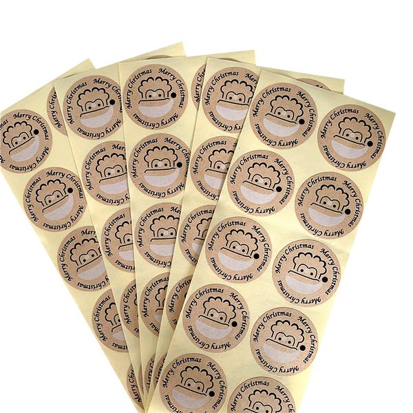 merry santa 100pcs/lot christmas kawaii claus round diy multifunction kraft handmade stationery sticker lable for gifts
merry santa 100pcs/lot christmas kawaii claus round diy multifunction kraft handmade stationery sticker lable for gifts