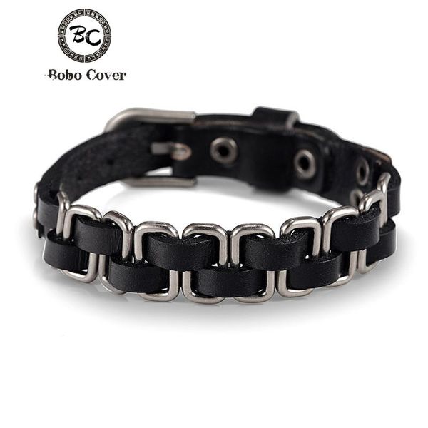 charm bracelets bobo cover 2021 fashion handmade leather for men women punk cool chain bracelet friendship gifts, Golden;silver
charm bracelets bobo cover 2021 fashion handmade leather for men women punk cool chain bracelet friendship gifts, Golden;silver