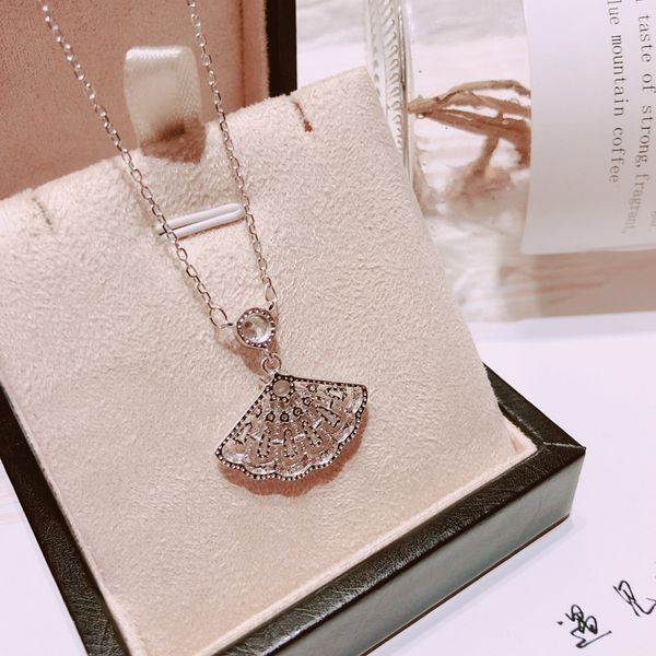 s925 sterling silver fan necklace female clavicle chain simple student personality mori pendant korean gift
s925 sterling silver fan necklace female clavicle chain simple student personality mori pendant korean gift