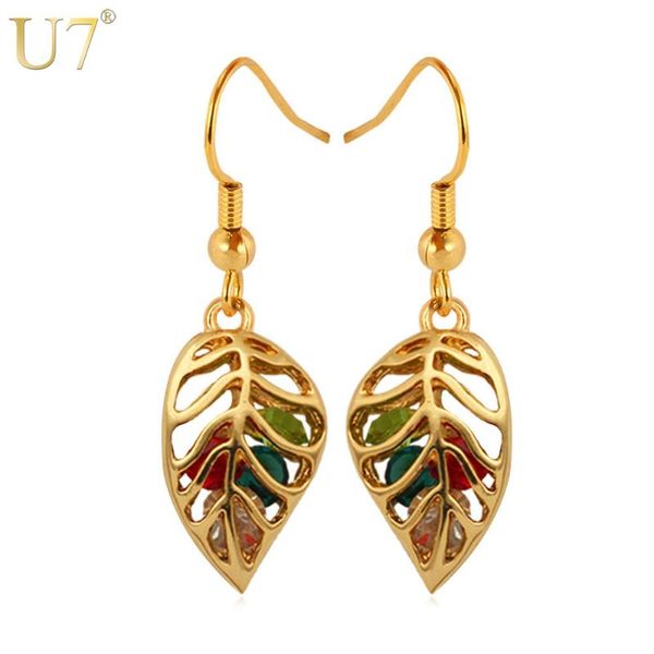 dangle & chandelier u7 crystal earrings gold/silver color fashion jewelry wholesale unique plant leaf drop for women e492
dangle & chandelier u7 crystal earrings gold/silver color fashion jewelry wholesale unique plant leaf drop for women e492