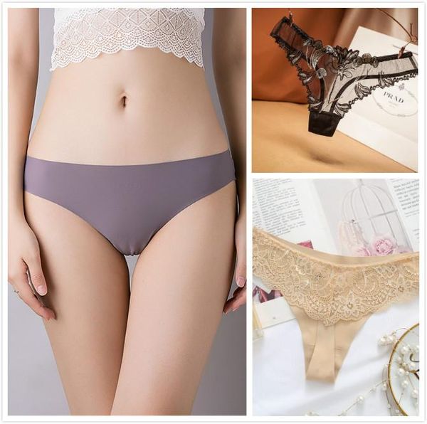 women's panties women perspective low-rise lace hollow transparent briefs seamless g-string lingerie, Black;pink
women's panties women perspective low-rise lace hollow transparent briefs seamless g-string lingerie, Black;pink