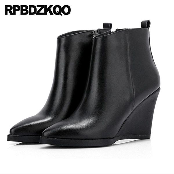 boots fall fashion wedge 9 genuine leather beige 2021 autumn winter shoes women black ankle pointed toe high heel
boots fall fashion wedge 9 genuine leather beige 2021 autumn winter shoes women black ankle pointed toe high heel