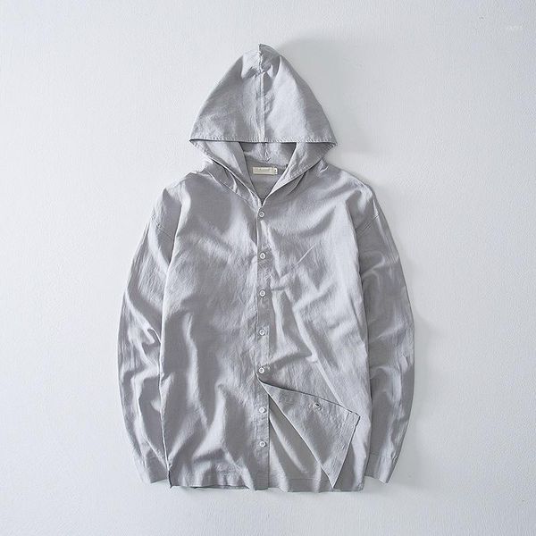 fashion spring grey linen shirts men long sleeve gray male social shirt fit casual button hooded shirt boy plus size xxxl 4xl1, White;black
fashion spring grey linen shirts men long sleeve gray male social shirt fit casual button hooded shirt boy plus size xxxl 4xl1, White;black