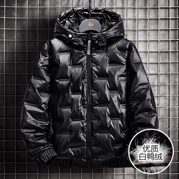 winter coat men white duck down jacket mens thick warm snow parka men's hooded bright color down jacket overcoat, Black
winter coat men white duck down jacket mens thick warm snow parka men's hooded bright color down jacket overcoat, Black