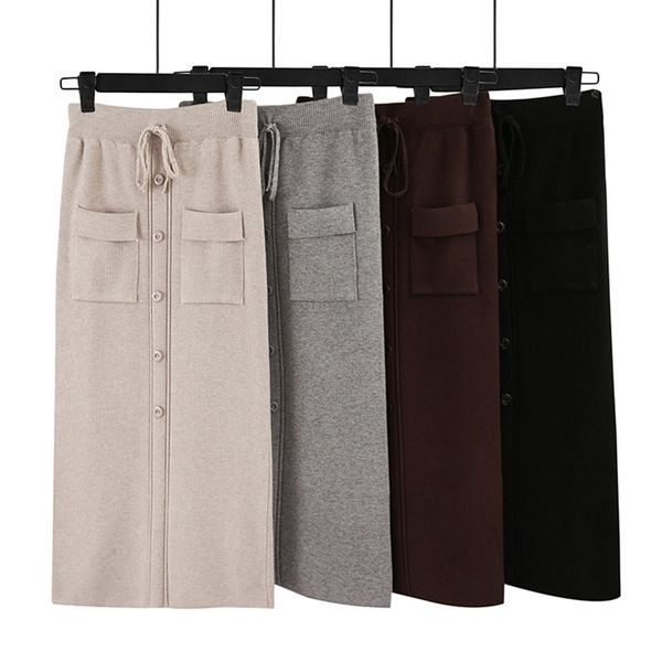 gigogou women elastic waist drawstring skirts knitted medium long skirts autumn winter midi tutu skirt with pocket & button y200326, Black
gigogou women elastic waist drawstring skirts knitted medium long skirts autumn winter midi tutu skirt with pocket & button y200326, Black