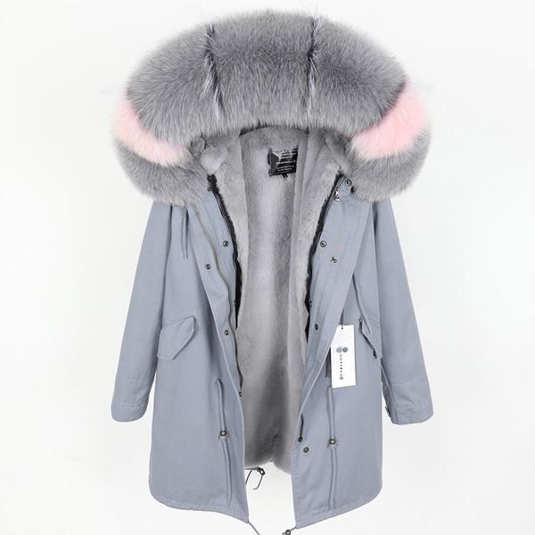 real fox fur collar winter warm women's jacket detachable padded and velvet lined long section parker coat 201028, Black
real fox fur collar winter warm women's jacket detachable padded and velvet lined long section parker coat 201028, Black