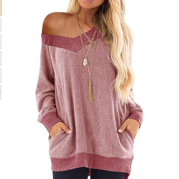 dc8lm 2020 women's color block long block v-neck pocket t-shirt 2020 sleeve color sleeve sweatshirt sweatshirt long women's v-neck, Black
dc8lm 2020 women's color block long block v-neck pocket t-shirt 2020 sleeve color sleeve sweatshirt sweatshirt long women's v-neck, Black