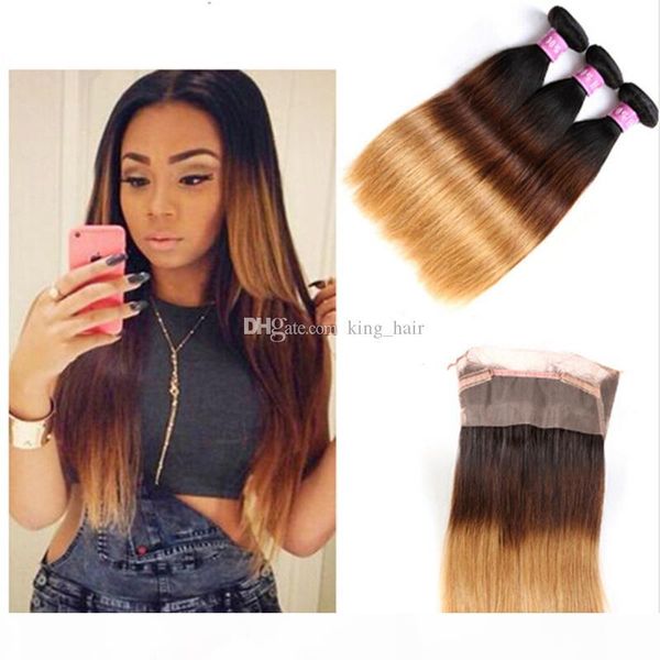honey blonde #1b 4 27 straight human hair bundles with 360 full lace band frontal with baby hair 4pcs lot, Black;brown
honey blonde #1b 4 27 straight human hair bundles with 360 full lace band frontal with baby hair 4pcs lot, Black;brown