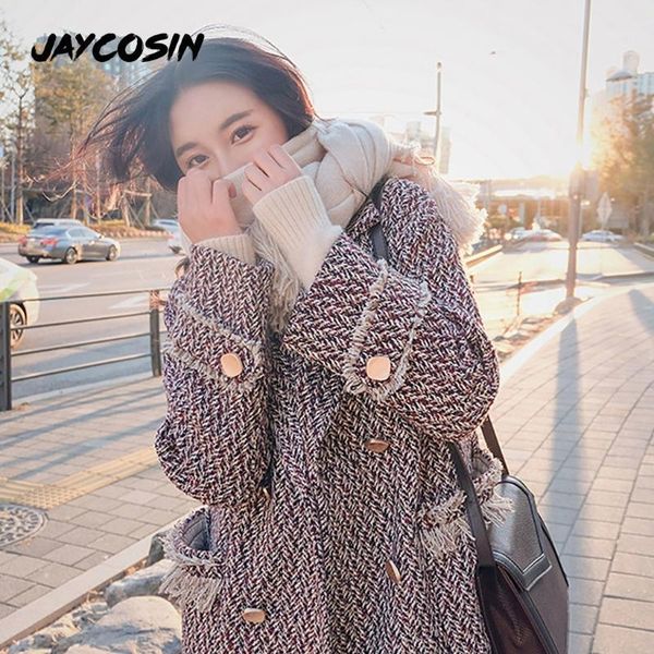 women's wool & blends jaycosin women's coat loose belt classic trench thicken warm mixed weaving woolen female elegant plaszcze da, Black
women's wool & blends jaycosin women's coat loose belt classic trench thicken warm mixed weaving woolen female elegant plaszcze da, Black