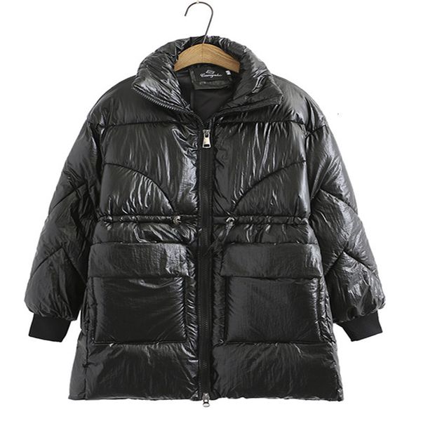 2021 new women's winter coats and medium-thick cotton clothing bright korean version plus all-match fashion size, qm30, Black
2021 new women's winter coats and medium-thick cotton clothing bright korean version plus all-match fashion size, qm30, Black