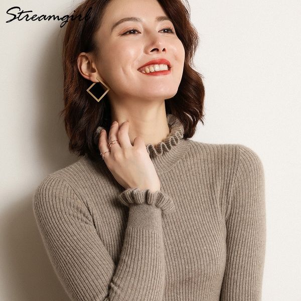 warm knit sweater women winter white pullover fungus collar half turtleneck sweater winter jumper women sweaters and pullovers y200720, White;black
warm knit sweater women winter white pullover fungus collar half turtleneck sweater winter jumper women sweaters and pullovers y200720, White;black