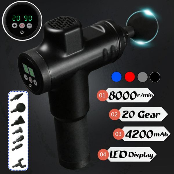 80000 r / min therapy pistol massage 20 speed massage muscle pain exercise massage machine relax body reduce 8 heads
80000 r / min therapy pistol massage 20 speed massage muscle pain exercise massage machine relax body reduce 8 heads