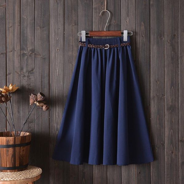 midi knee length summer skirt women with belt 2021 fashion korean ladies high waist pleated a-line school skirt female, Black
midi knee length summer skirt women with belt 2021 fashion korean ladies high waist pleated a-line school skirt female, Black