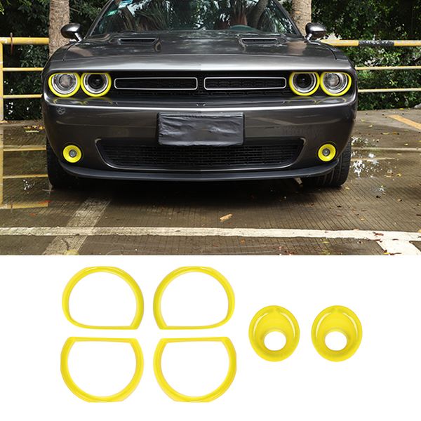 yellow car front fog lamp / headlight ring trim cover for dodge challenger 15+ interior accessories
yellow car front fog lamp / headlight ring trim cover for dodge challenger 15+ interior accessories