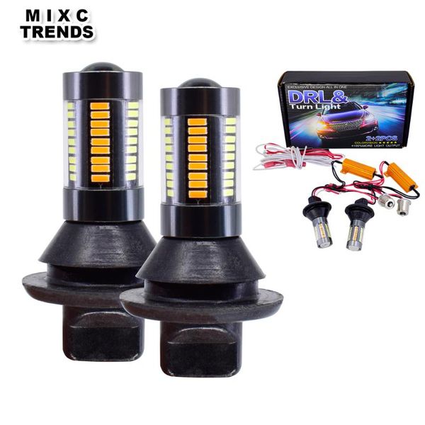 1set dual color switchback led drl turn signal light 12v 1156 ba15s bau15s t20 7440 led bulb with load resister car running lamp
1set dual color switchback led drl turn signal light 12v 1156 ba15s bau15s t20 7440 led bulb with load resister car running lamp