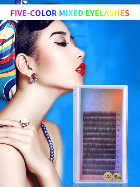 2021 wholesale korean mink single grafted color false eyelashes gradient color grafted tightly packed eyelashes 12 rows 5 colors cpa2622
2021 wholesale korean mink single grafted color false eyelashes gradient color grafted tightly packed eyelashes 12 rows 5 colors cpa2622