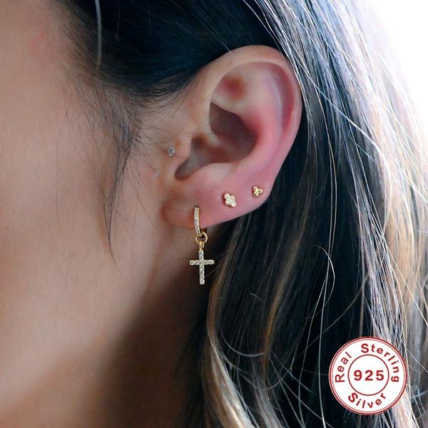 hoop & huggie boako 925 sterling silver earring cz cross triangle geometric eardrop for women fine jewelry pendiente orecchini cerchio w5, Golden;silver
hoop & huggie boako 925 sterling silver earring cz cross triangle geometric eardrop for women fine jewelry pendiente orecchini cerchio w5, Golden;silver