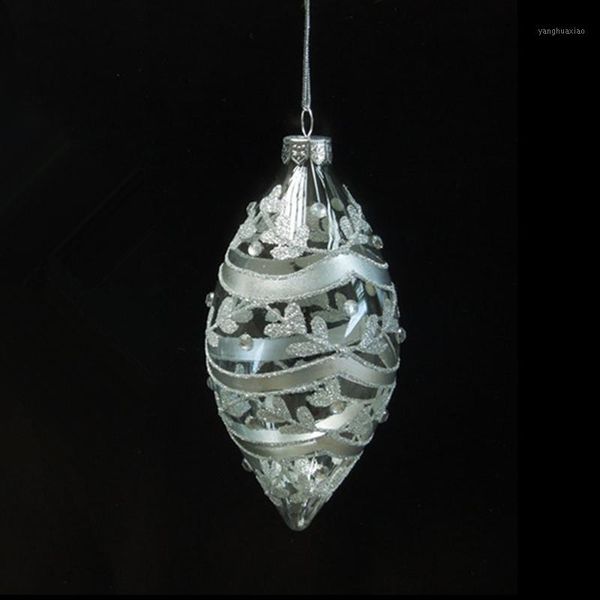 party decoration 18pcs/pack 6*12cm hand painting hanging glass globe silver drawing christmas pendant festival ornaments1
party decoration 18pcs/pack 6*12cm hand painting hanging glass globe silver drawing christmas pendant festival ornaments1