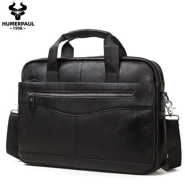 briefcases humerpaul bag men's genuine leather briefcase for 14'' lapmale travel messenger bags office business tote
briefcases humerpaul bag men's genuine leather briefcase for 14'' lapmale travel messenger bags office business tote