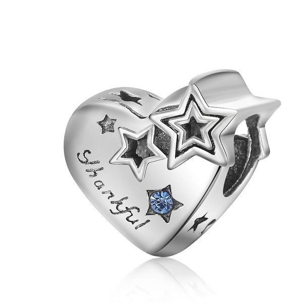 fits pandora original bracelets 20pcs blue starry stars crystal charms beads silver charms bead for women diy european necklace jewelry, Black
fits pandora original bracelets 20pcs blue starry stars crystal charms beads silver charms bead for women diy european necklace jewelry, Black