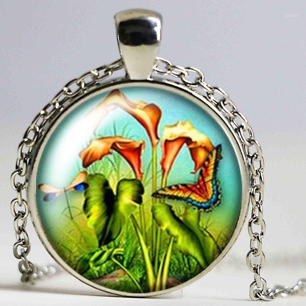 beauty butterfly flowers round glass cabochon p pendant necklace women jewelry party birthday1, Silver
beauty butterfly flowers round glass cabochon p pendant necklace women jewelry party birthday1, Silver