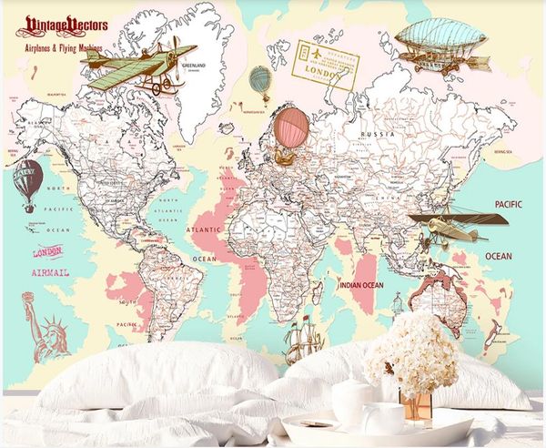 wdbh 3d room wallpaper custom p europe retro hand drawn airplane map children's room home decor 3d wall murals wallpaper for walls 3 d
wdbh 3d room wallpaper custom p europe retro hand drawn airplane map children's room home decor 3d wall murals wallpaper for walls 3 d