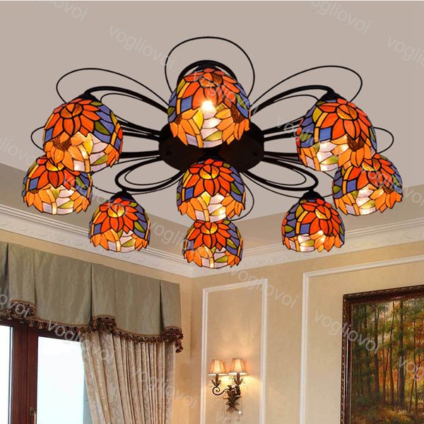 ceiling lamp 3 7 9 heads 6 inch european retro multicolor gass blue sun flower iron 110-240v for living dining room bedroom bar dhl
ceiling lamp 3 7 9 heads 6 inch european retro multicolor gass blue sun flower iron 110-240v for living dining room bedroom bar dhl