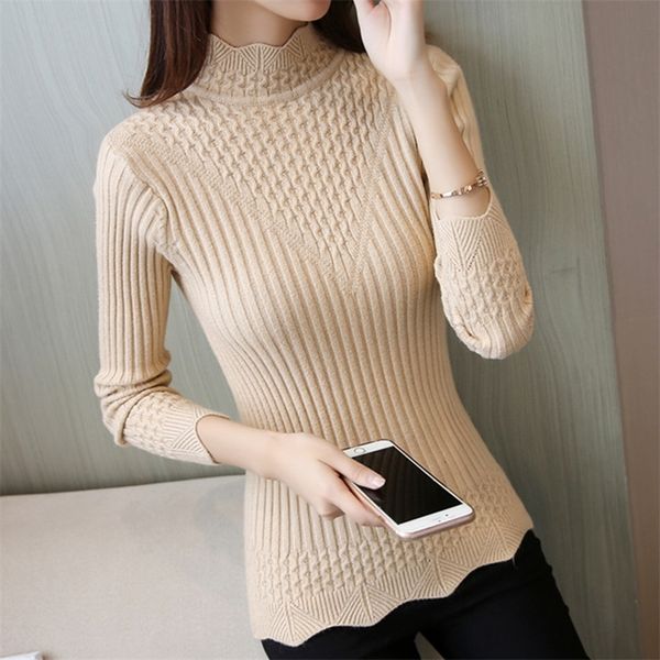 women sweater pullover basic rib knitted cotton essential jumper long sleeve sweaters autumn winter 201223, White;black
women sweater pullover basic rib knitted cotton essential jumper long sleeve sweaters autumn winter 201223, White;black