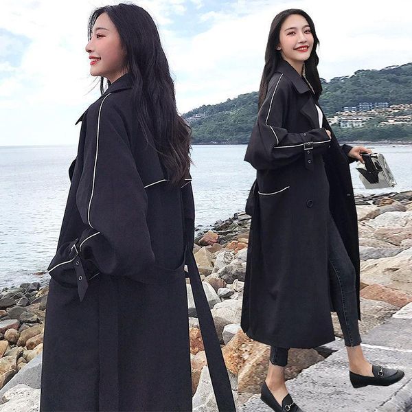 new women casual solid color double breasted outwear fashion sashes office coat chic epaulet design long trench jacket clothing1, Tan;black
new women casual solid color double breasted outwear fashion sashes office coat chic epaulet design long trench jacket clothing1, Tan;black