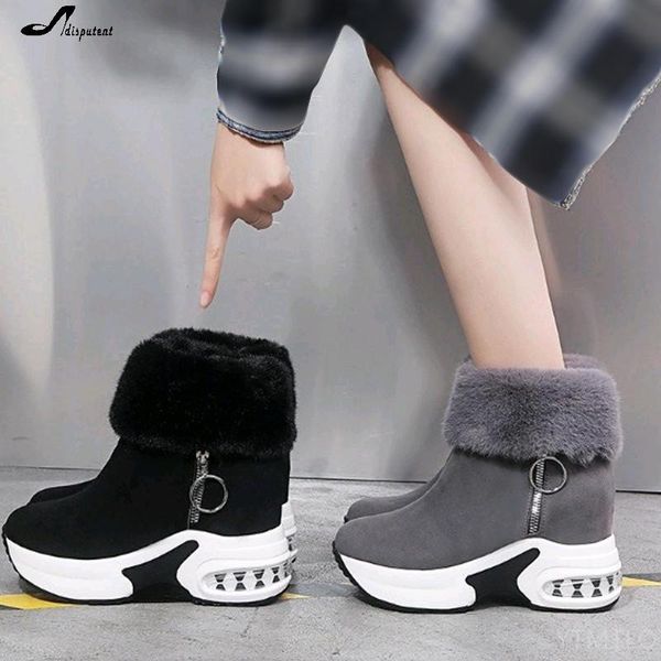 adisputent women ankle boot warm plush winter shoes for woman high heels boots ladies snow boots height increasing shoes, Black
adisputent women ankle boot warm plush winter shoes for woman high heels boots ladies snow boots height increasing shoes, Black
