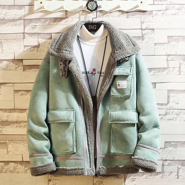 2021 new bomber jacket men's winter thick warm teddy grey sportwear tracksuit male ffy fleece hoodies coat 5ojg, Black
2021 new bomber jacket men's winter thick warm teddy grey sportwear tracksuit male ffy fleece hoodies coat 5ojg, Black