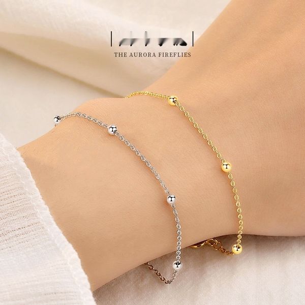 liming 925 sterling silver braceletbracelet braceletround bead bracelet for womensmall exquisite hand stringliterature and art fresh jewelry, Golden;silver
liming 925 sterling silver braceletbracelet braceletround bead bracelet for womensmall exquisite hand stringliterature and art fresh jewelry, Golden;silver
