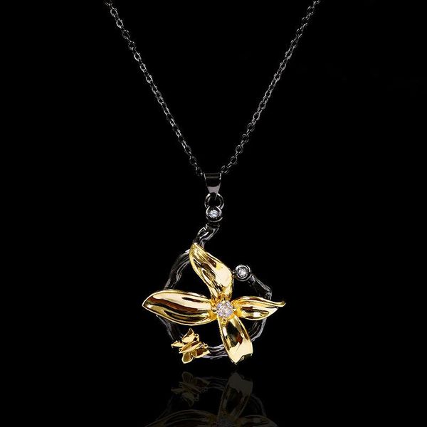 925 silver italian lati texture carved gold style black gold two-tone bouche jewelry handicraft brushed necklace gift
925 silver italian lati texture carved gold style black gold two-tone bouche jewelry handicraft brushed necklace gift