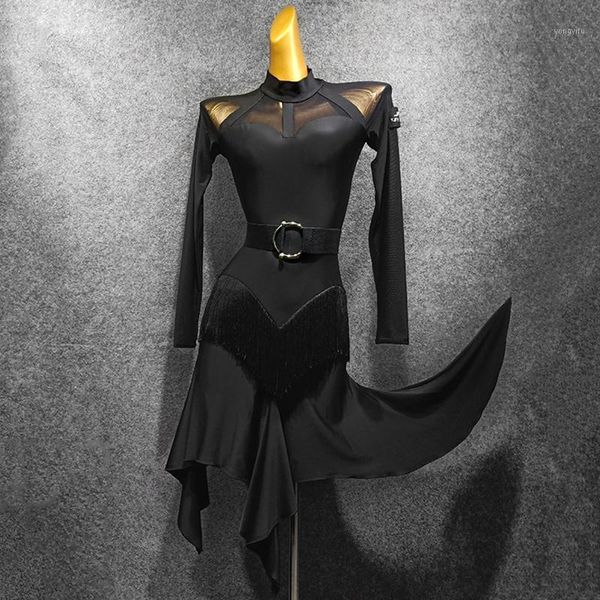 new latin dance dress suit women party dance wear salsa costume flamengo tango dress clothes competition latin1, Black;red
new latin dance dress suit women party dance wear salsa costume flamengo tango dress clothes competition latin1, Black;red