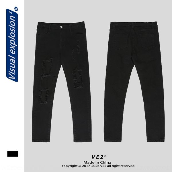 voufu ve2 men's jeans women's beggar jeans tight pants stretch ripped and slim skinny pantssame high street tight pants klow7, Blue
voufu ve2 men's jeans women's beggar jeans tight pants stretch ripped and slim skinny pantssame high street tight pants klow7, Blue