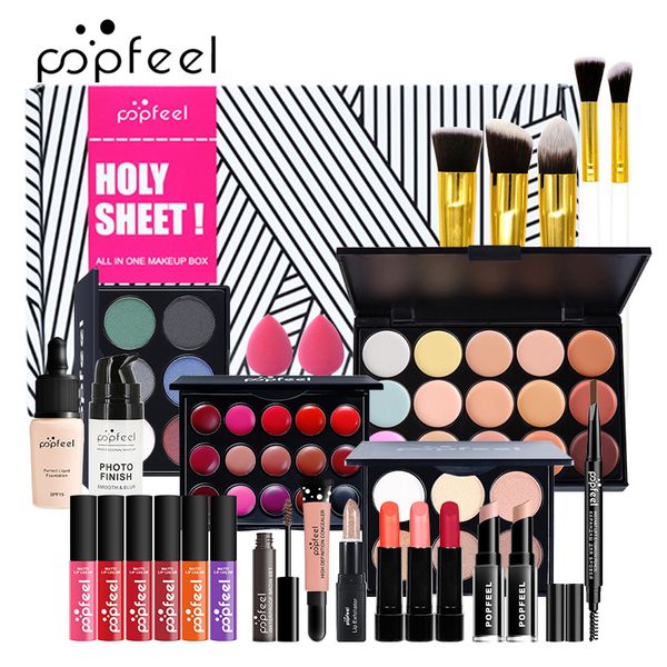 foundation makeup 29pcs in 1 set eyeshadow palette highlighter concealer eyeliner eye brow mascara brushes lipstick sets kit011
foundation makeup 29pcs in 1 set eyeshadow palette highlighter concealer eyeliner eye brow mascara brushes lipstick sets kit011