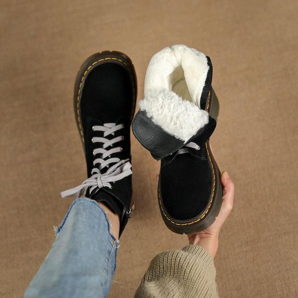 winter fur real snow boots женщин природные из натуральной кожи толстый каблук ботильоны черные цвета круглый toe обувь, Black
winter fur real snow boots женщин природные из натуральной кожи толстый каблук ботильоны черные цвета круглый toe обувь, Black