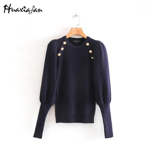 huaxiafan sweaters women solid knitted pullovers button lantern sleeve jumper female autumn stretchy bodycon sweaters 20191, White;black
huaxiafan sweaters women solid knitted pullovers button lantern sleeve jumper female autumn stretchy bodycon sweaters 20191, White;black