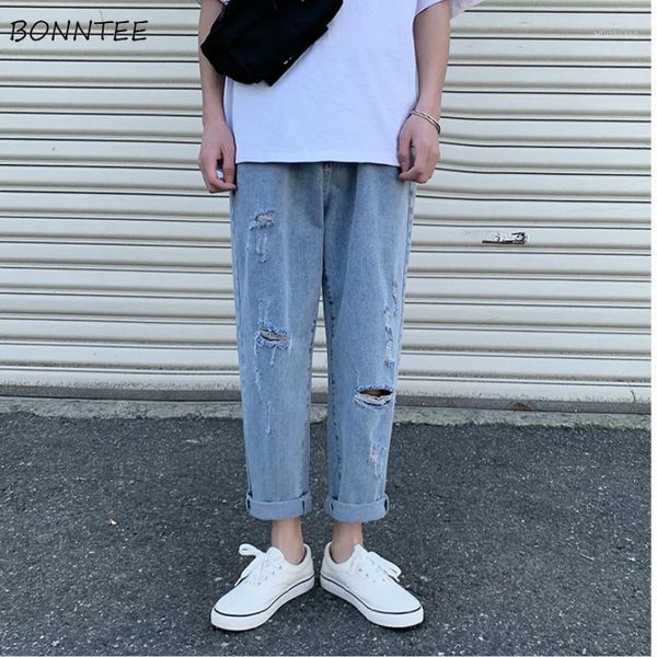 jeans men loose hole cozy ins streetwear all-match students ulzzang trendy fur-lined harajuku summer harem trousers for male, Blue
jeans men loose hole cozy ins streetwear all-match students ulzzang trendy fur-lined harajuku summer harem trousers for male, Blue