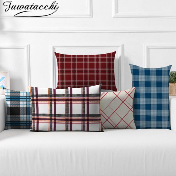 cushion/decorative pillow fuwatacchi geometric rectangle/polyester cushion cover plaid throw pillowcase for sofa decorative pillows covers 3
cushion/decorative pillow fuwatacchi geometric rectangle/polyester cushion cover plaid throw pillowcase for sofa decorative pillows covers 3