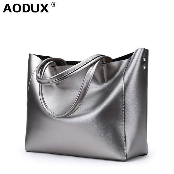 2020 everyday aodux большой емкости женщин натуральной кожа silver tote сумки женщина женщина корова кожа плечо сумочка
2020 everyday aodux большой емкости женщин натуральной кожа silver tote сумки женщина женщина корова кожа плечо сумочка