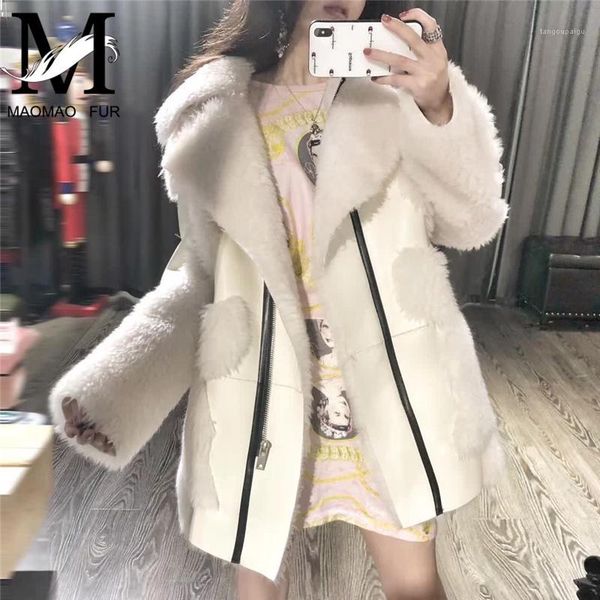 women winter genuine leather jacket warm thick motorcycle female icelandic wool jacket casual real sheepskin overcoat1, Black
women winter genuine leather jacket warm thick motorcycle female icelandic wool jacket casual real sheepskin overcoat1, Black